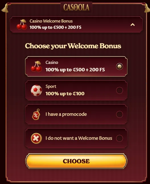 casoola casino sign up